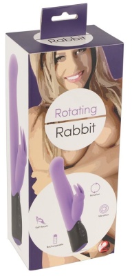 Сиреневый ротатор-кролик Rotating Rabbit - 26,2 см.