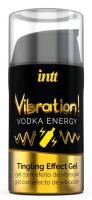 Жидкий интимный гель с эффектом вибрации Vibration! Vodka Energy - 15 мл.